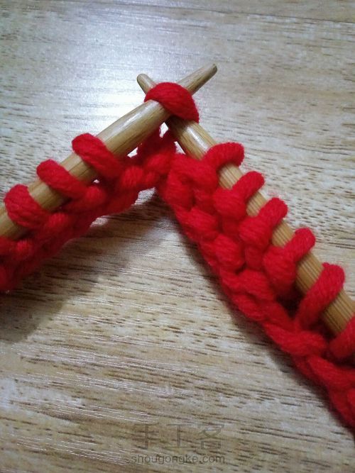 玉编织与麻花的结合花样编织 第25步
