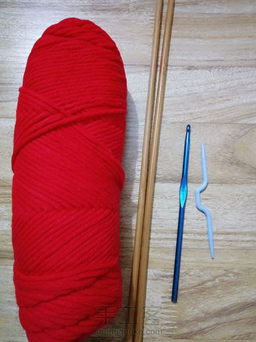 玉编织与麻花的结合花样编织 第4步