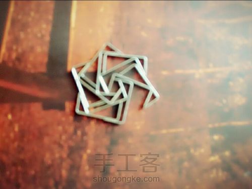 手工订书钉玫瑰 第11步