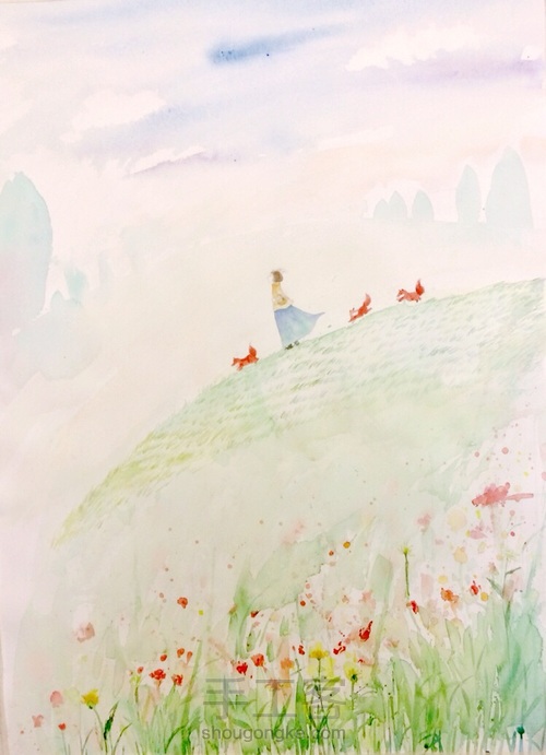 创作心中的童话世界…… 第13步