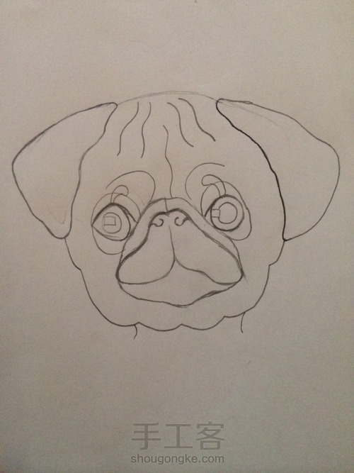 禅绕一只摇曳的狗狗 第1步