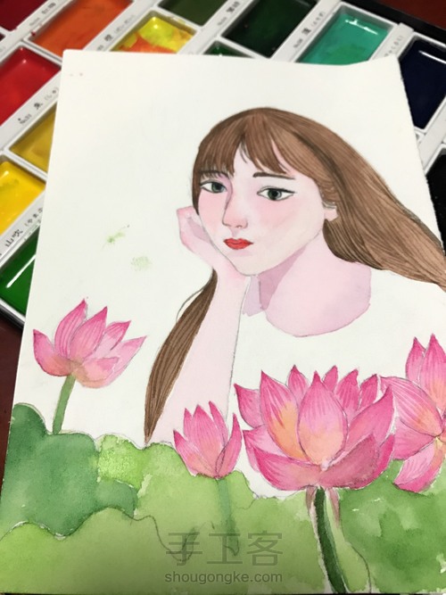 #100张水彩#第二张 第3步