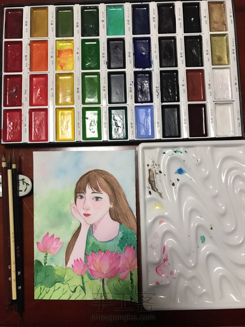 #100张水彩#第二张 第5步