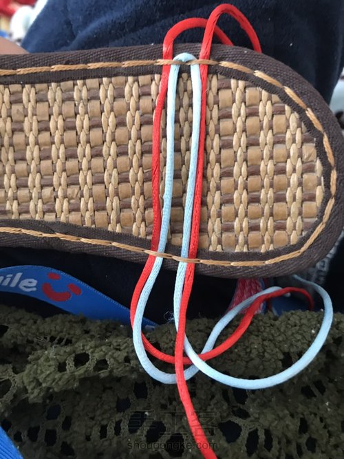 编织立体蝴蝶凉鞋 第1步