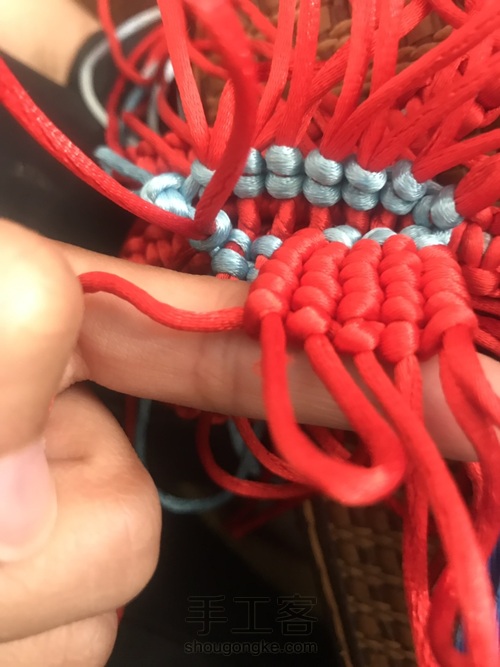 编织立体蝴蝶凉鞋 第14步