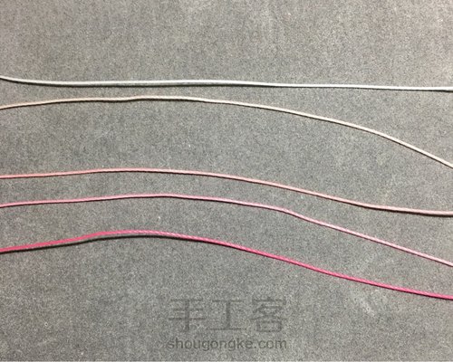 带珠渐变小莲花 第1步