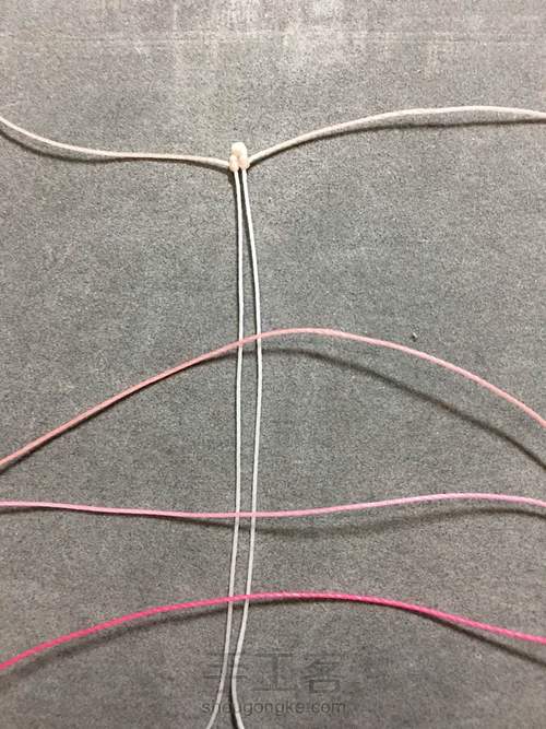 带珠渐变小莲花 第5步