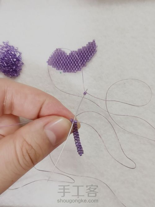 御幸古董珠串珠之蝴蝶 第18步