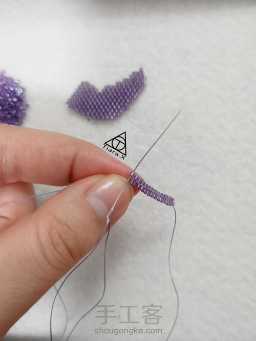 御幸古董珠串珠之蝴蝶 第19步