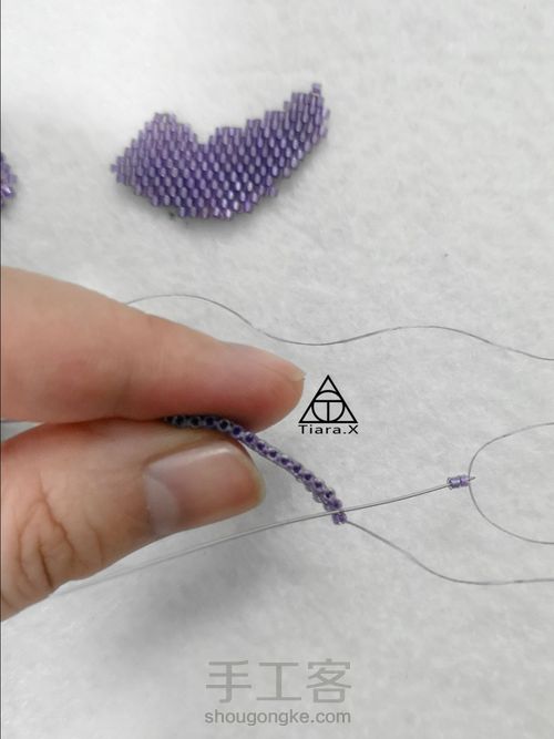 御幸古董珠串珠之蝴蝶 第20步