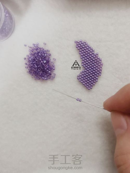 御幸古董珠串珠之蝴蝶 第3步