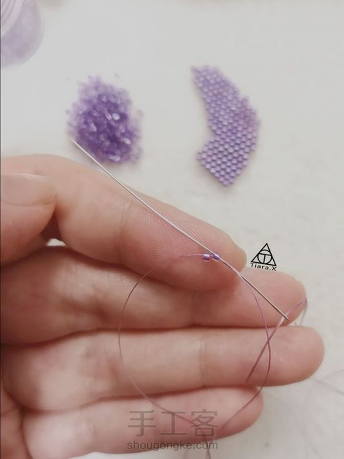 御幸古董珠串珠之蝴蝶 第4步