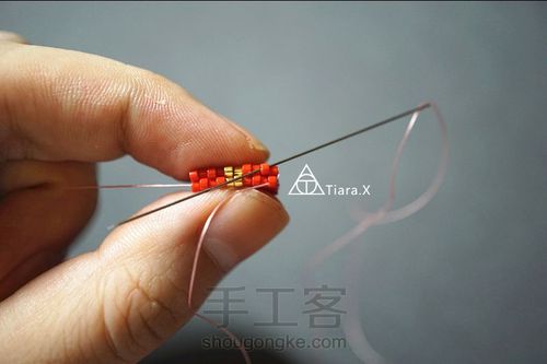 小小的民族风手链教程 第23步