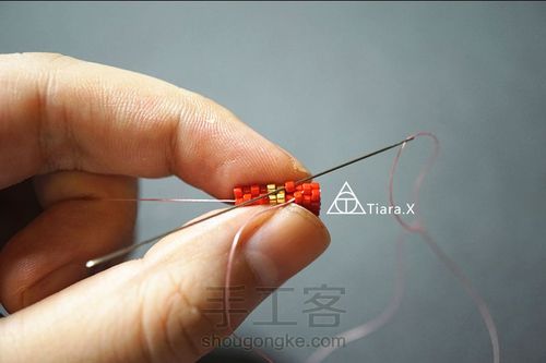 小小的民族风手链教程 第25步