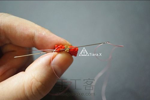 小小的民族风手链教程 第30步