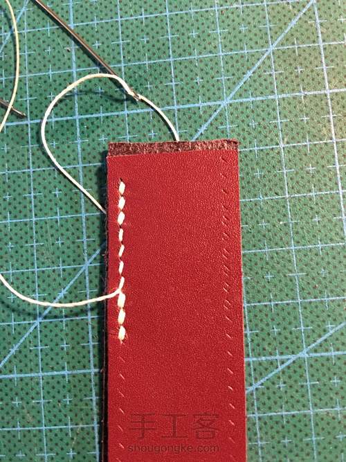 双面打斩回针方法 第26步