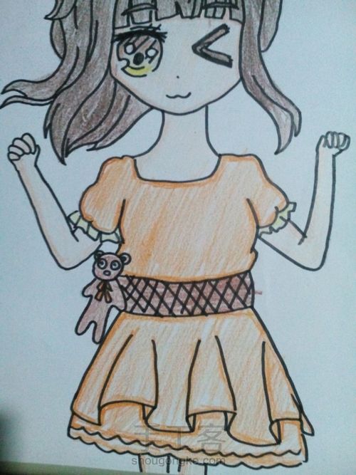 动漫人物 第5步