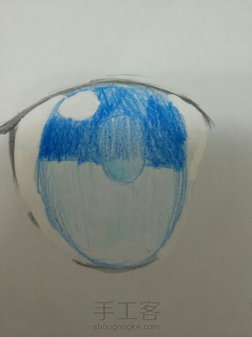 彩铅眼睛 第8步