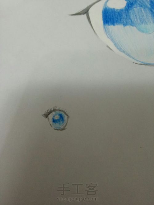 彩铅眼睛 第9步