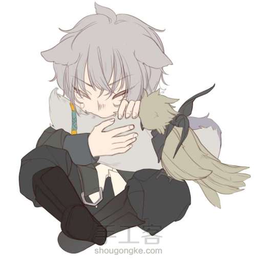 【原创】幼年银灰过程 第4步