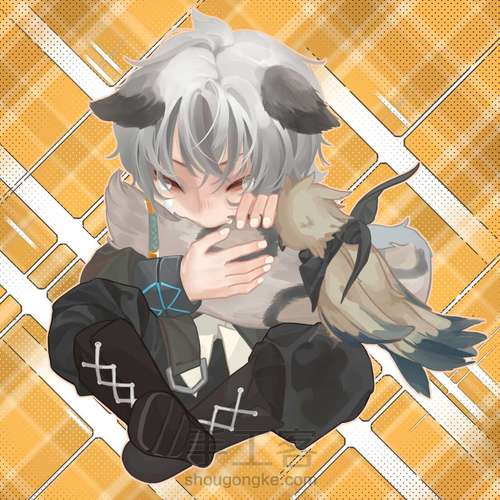 【原创】幼年银灰过程 第11步