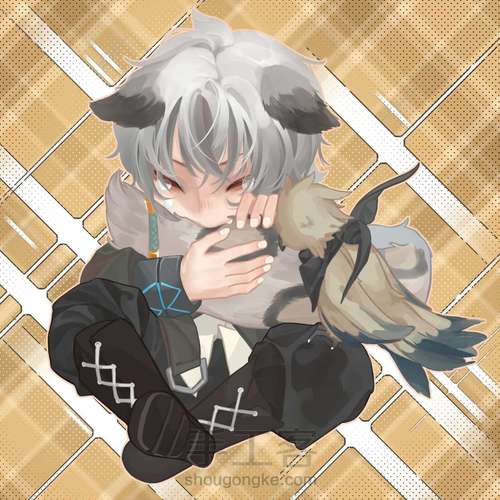 【原创】幼年银灰过程 第12步