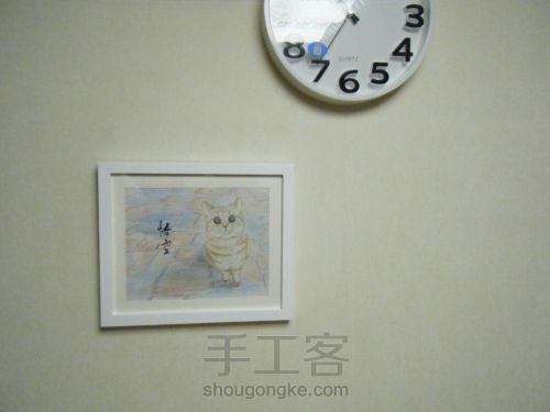 彩铅手绘猫咪肖像画像 第24步