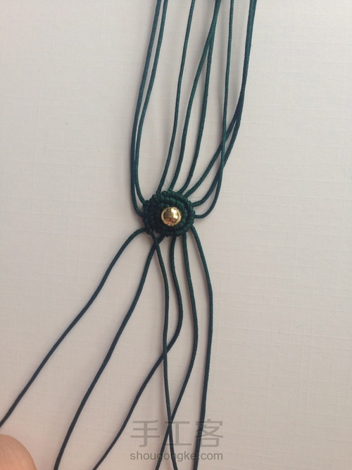 圈圈手链 第2步