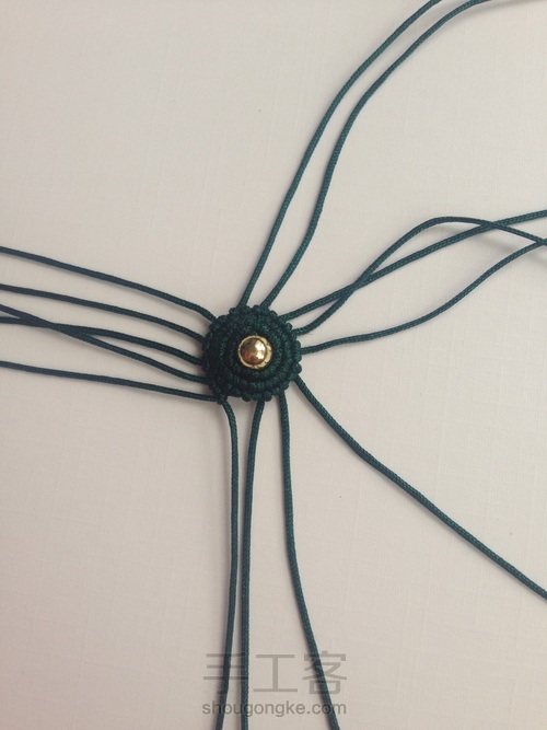 圈圈手链 第3步