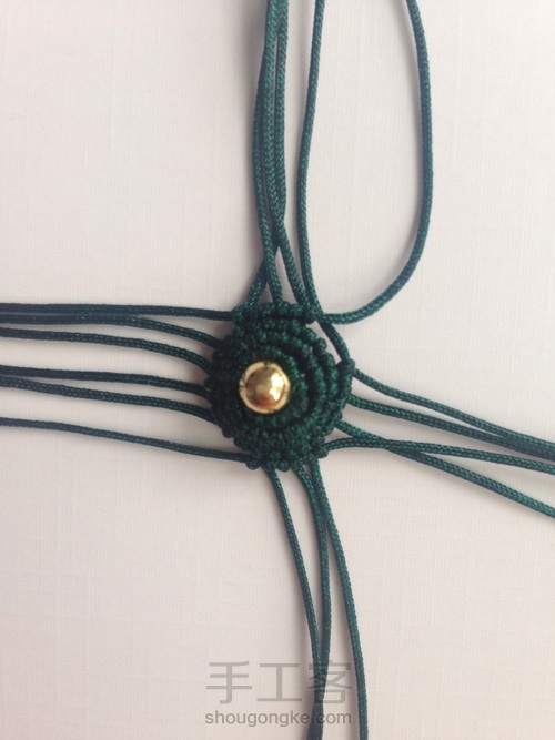 圈圈手链 第5步