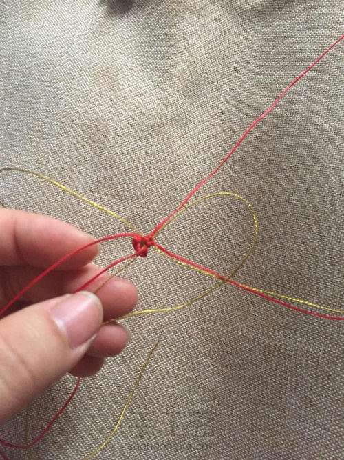 ⚡️闪电手绳 第4步