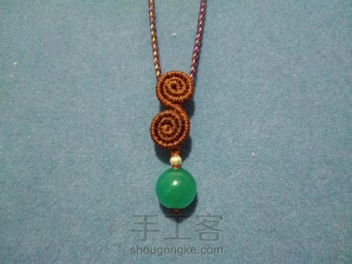 天河石双卷小吊坠 第41步