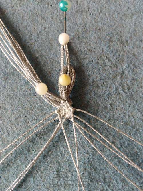 简易双花免挂线包小厚石 第18步