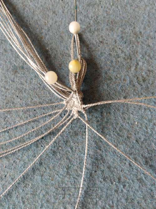 简易双花免挂线包小厚石 第25步