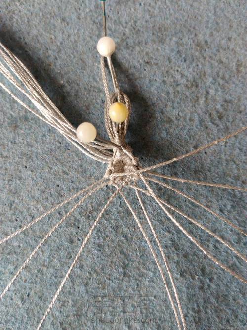 简易双花免挂线包小厚石 第35步