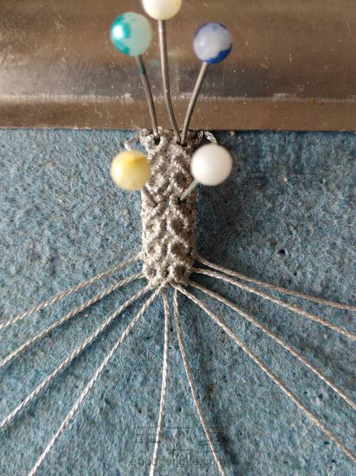 简易双花免挂线包小厚石 第36步