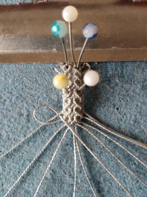 简易双花免挂线包小厚石 第37步