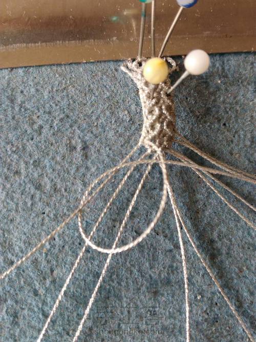 简易双花免挂线包小厚石 第39步