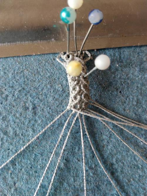 简易双花免挂线包小厚石 第40步