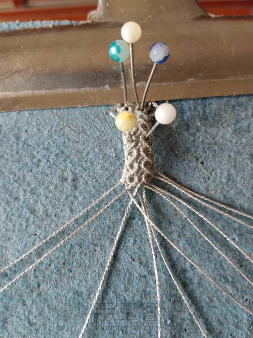 简易双花免挂线包小厚石 第41步