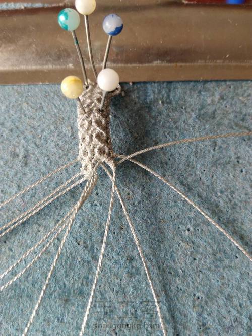 简易双花免挂线包小厚石 第56步