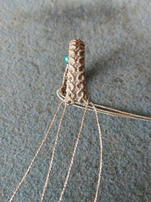 简易双花免挂线包小厚石 第63步