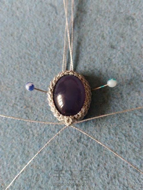 简易双花免挂线包小厚石 第67步