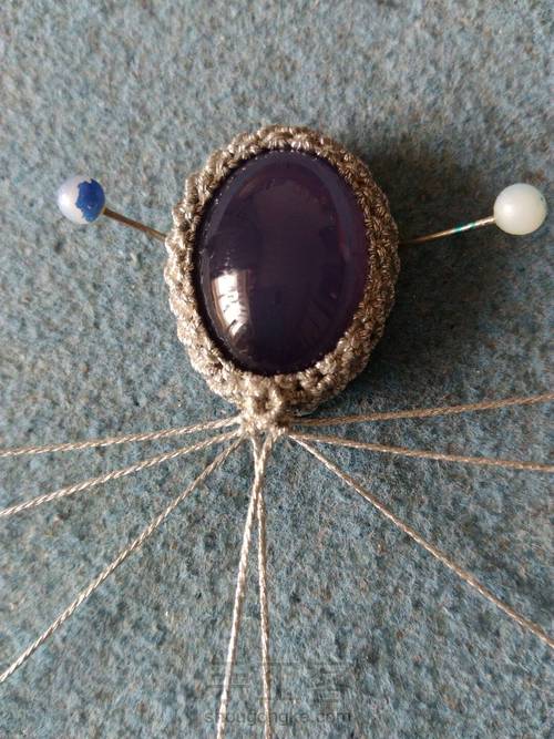 简易双花免挂线包小厚石 第72步