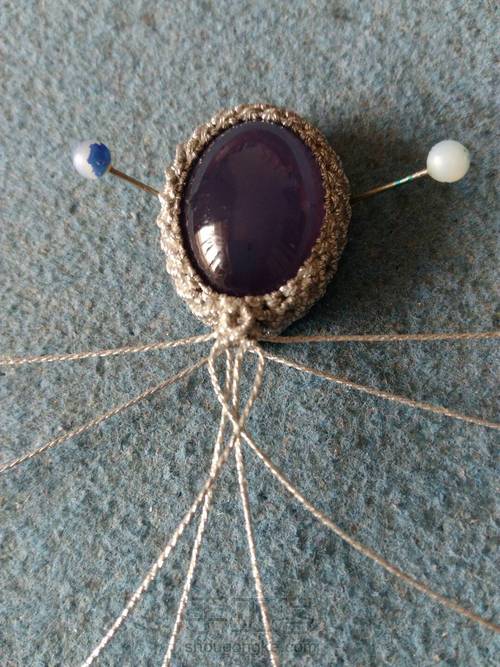 简易双花免挂线包小厚石 第73步