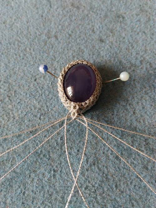 简易双花免挂线包小厚石 第75步