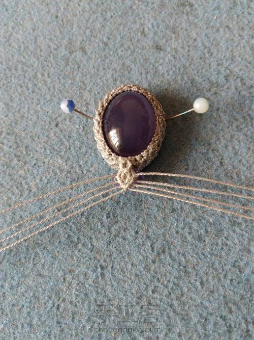 简易双花免挂线包小厚石 第76步