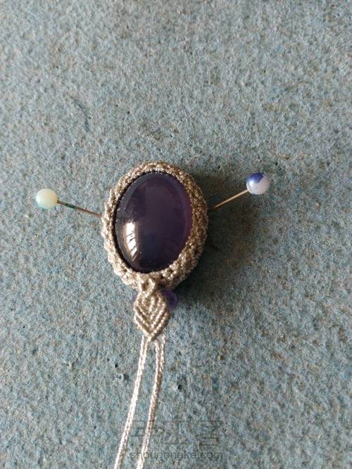 简易双花免挂线包小厚石 第79步