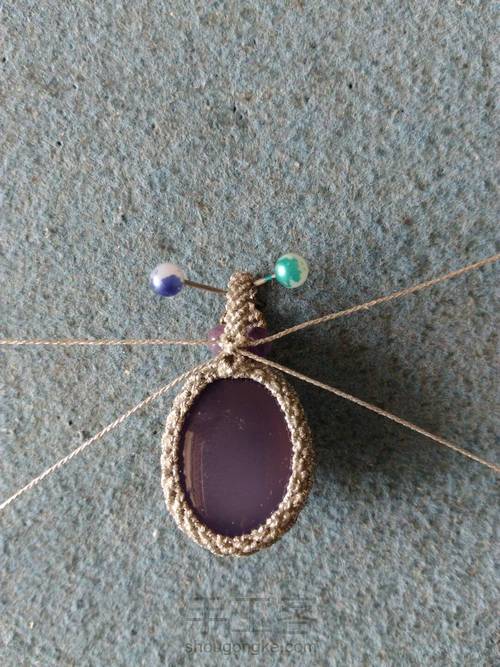 简易双花免挂线包小厚石 第83步