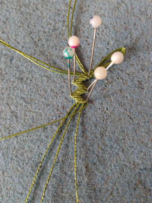 翡翠南瓜耳坠 第11步